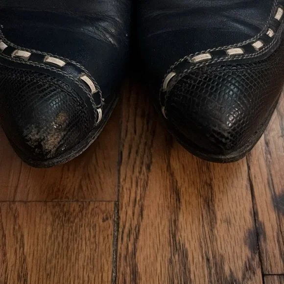Vintage Blue Tony Lama Western Boots - Picture 7 of 8